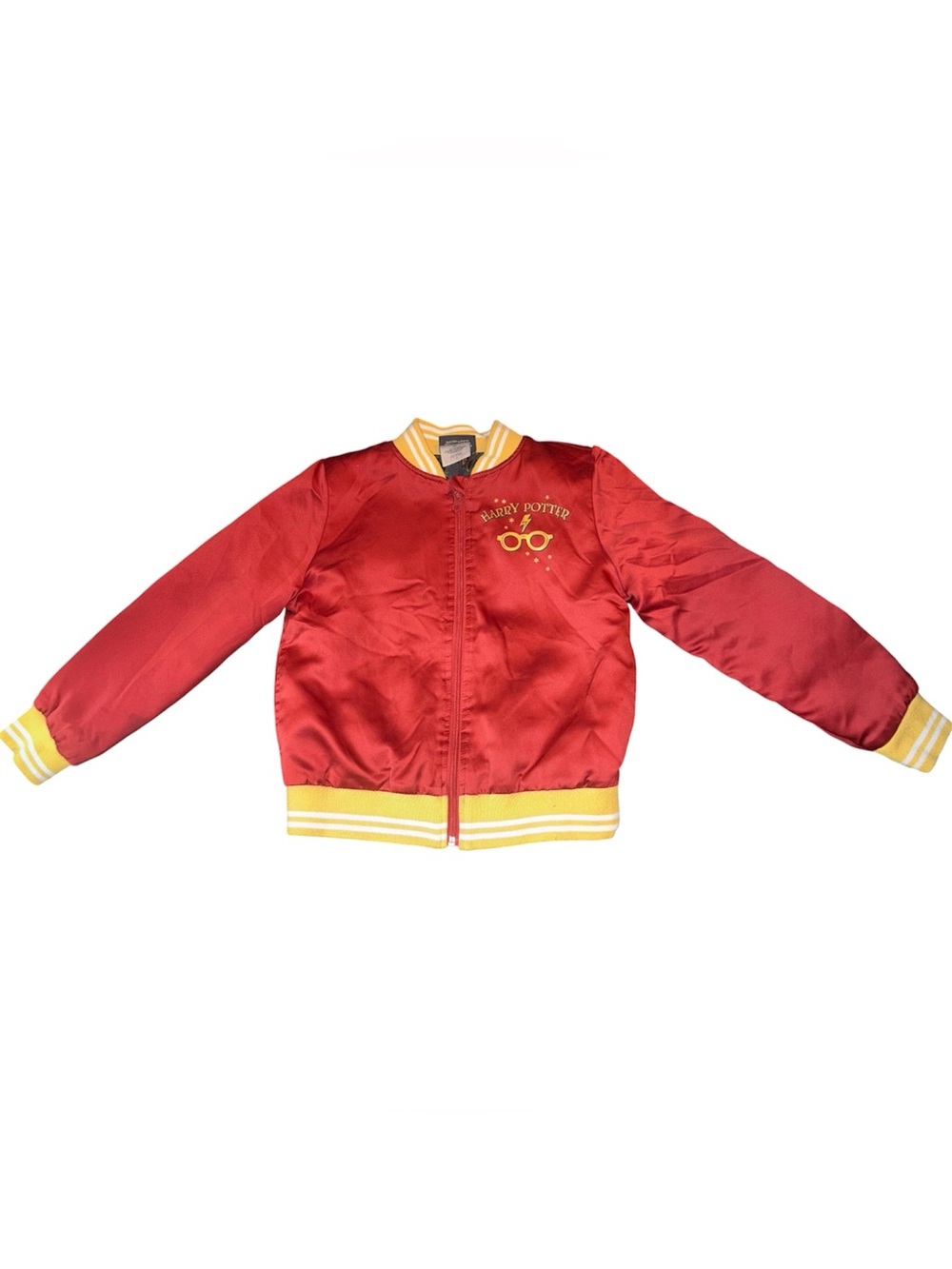 Harry Potter Kids Bomber Jacket with Yellow Trim